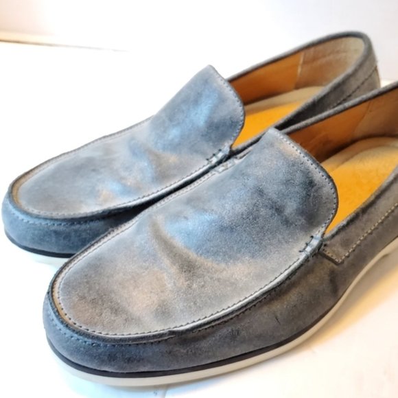 VINCE CAMUTO MAN LOAFERS SHOES US SZ 11 GRAY COLOR - Picture 2 of 10